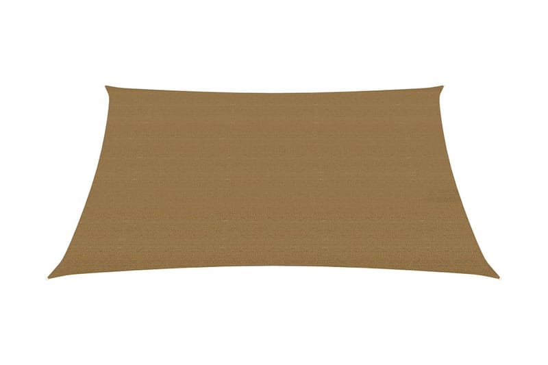 Solsegel 160 g/m² taupe 2,5x4 m HDPE - Brun - Utemöbler - Solskydd - Solsegel