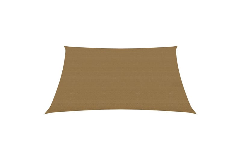 Solsegel 160 g/m² taupe 2x2,5 m HDPE - Brun - Utemöbler - Solskydd - Solsegel