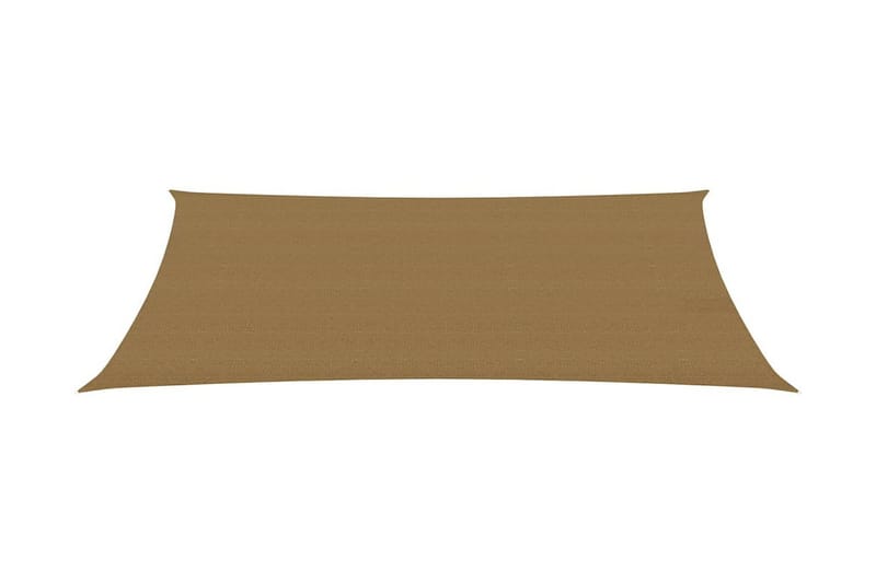 Solsegel 160 g/m² taupe 5x8 m HDPE - Brun - Utemöbler - Solskydd - Solsegel