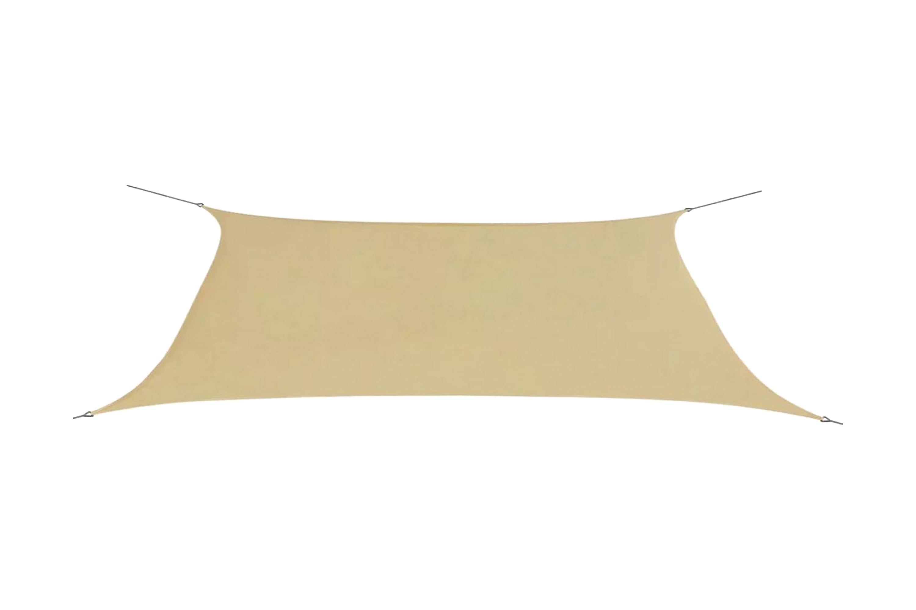 Solsegel Oxfordtyg rektangulärt 4×6 m beige – Beige