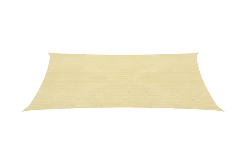 Solsegel 160 g/m² beige 2x3 m HDPE - Beige - Utemöbler - Solskydd - Solsegel