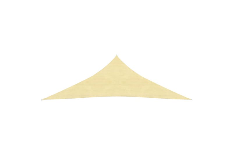 Solsegel 160 g/m² beige 3,5x3,5x4,9 m HDPE - Beige - Utemöbler - Solskydd - Solsegel