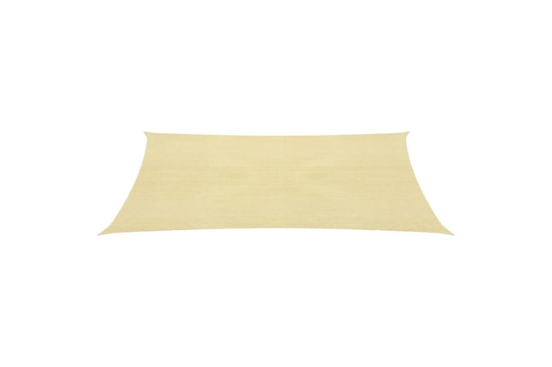 Solsegel 160 g/m² beige 4x7 m HDPE - Beige - Utemöbler - Solskydd - Solsegel