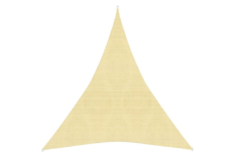 Solsegel 160 g/m² beige 5x6x6 m HDPE - Beige - Utemöbler - Solskydd - Solsegel