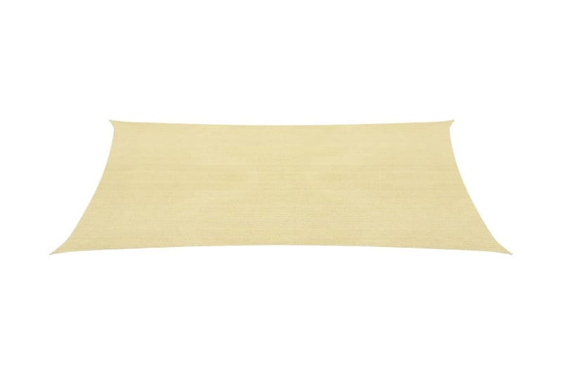 Solsegel 160 g/m² beige 6x6 m HDPE - Beige - Utemöbler - Solskydd - Solsegel