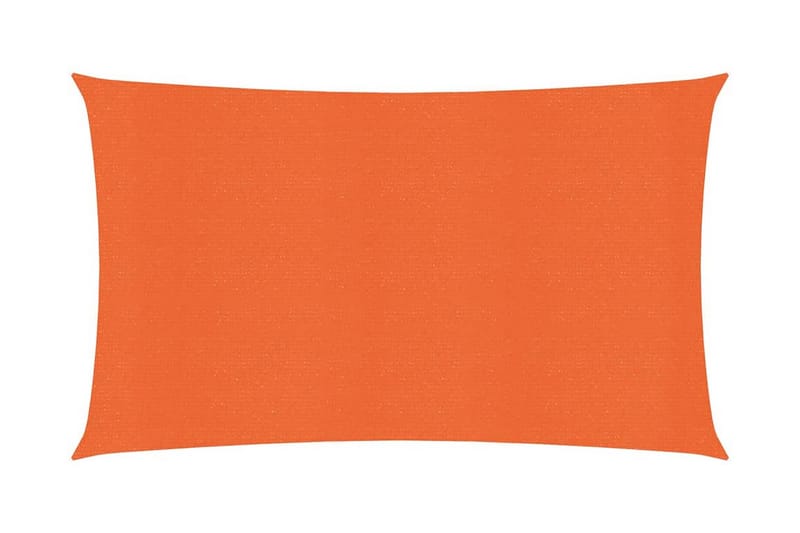 Solsegel 160 g/m² orange 2,5x5 m HDPE - Orange - Utemöbler - Solskydd - Solsegel