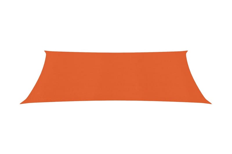 Solsegel 160 g/m² orange 2,5x5 m HDPE - Orange - Utemöbler - Solskydd - Solsegel