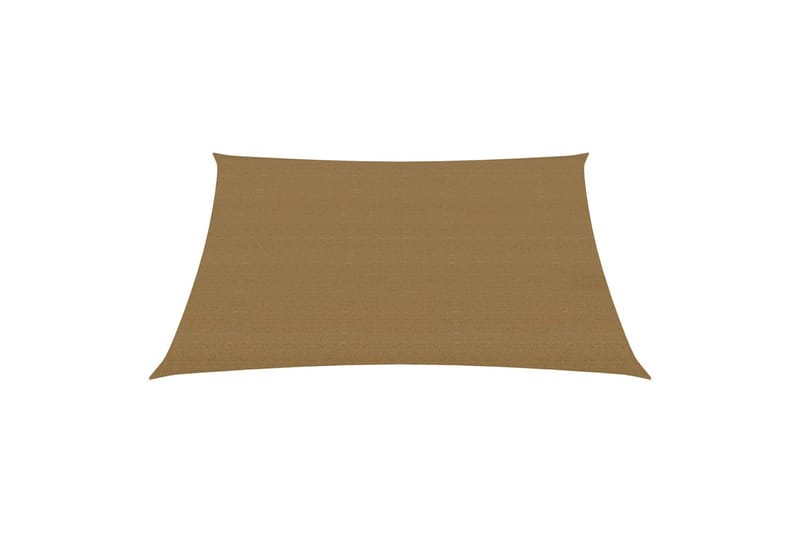 Solsegel 160 g/m² taupe 2,5x2,5 m HDPE - Brun - Utemöbler - Solskydd - Solsegel