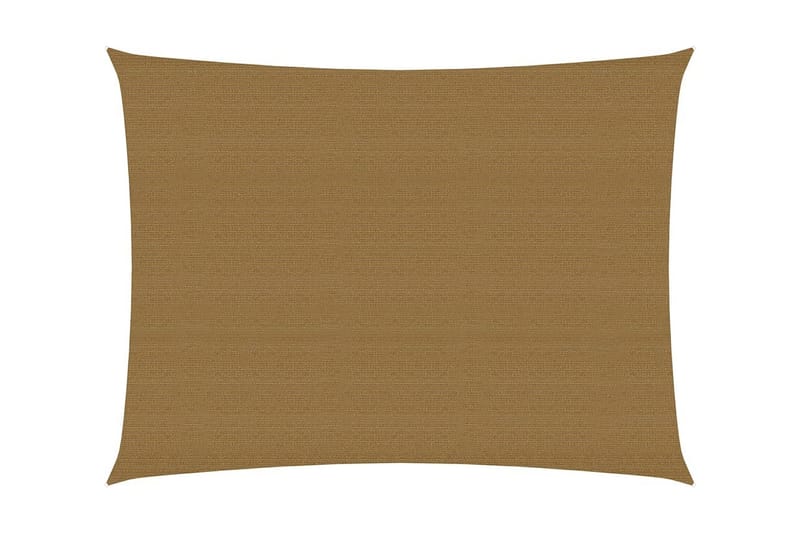 Solsegel 160 g/m² taupe 2x3,5 m HDPE - Taupe - Utemöbler - Solskydd - Solsegel