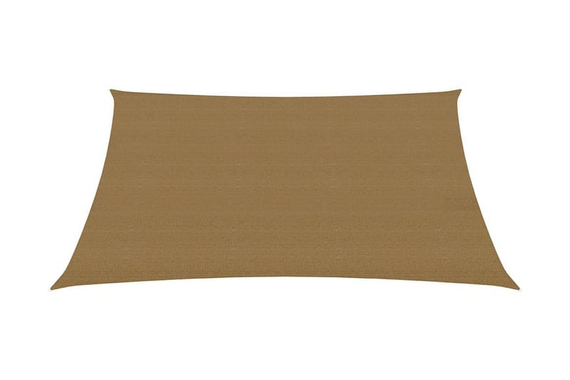 Solsegel 160 g/m² taupe 2x3,5 m HDPE - Taupe - Utemöbler - Solskydd - Solsegel