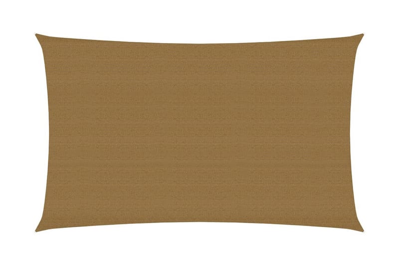 Solsegel 160 g/m² taupe 2x5 m HDPE - Taupe - Utemöbler - Solskydd - Solsegel