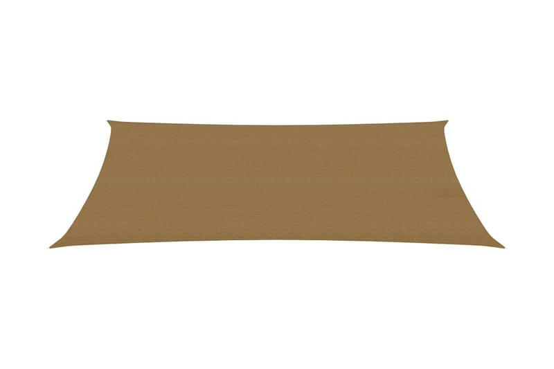 Solsegel 160 g/m² taupe 2x5 m HDPE - Taupe - Utemöbler - Solskydd - Solsegel