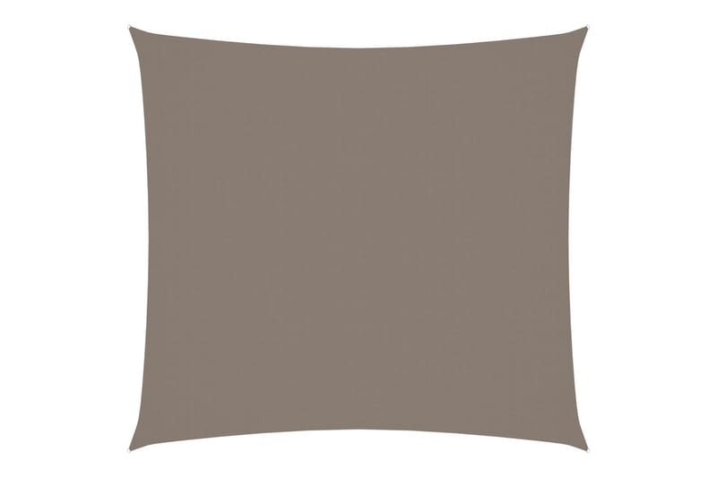 Solsegel oxfordtyg fyrkantigt 2,5x2,5 m taupe - Taupe - Utemöbler - Solskydd - Solsegel