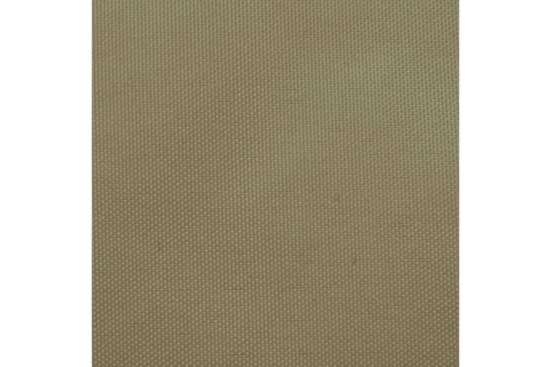 Solsegel oxfordtyg fyrkantigt 7x7 m beige - Beige - Utemöbler - Solskydd - Solsegel