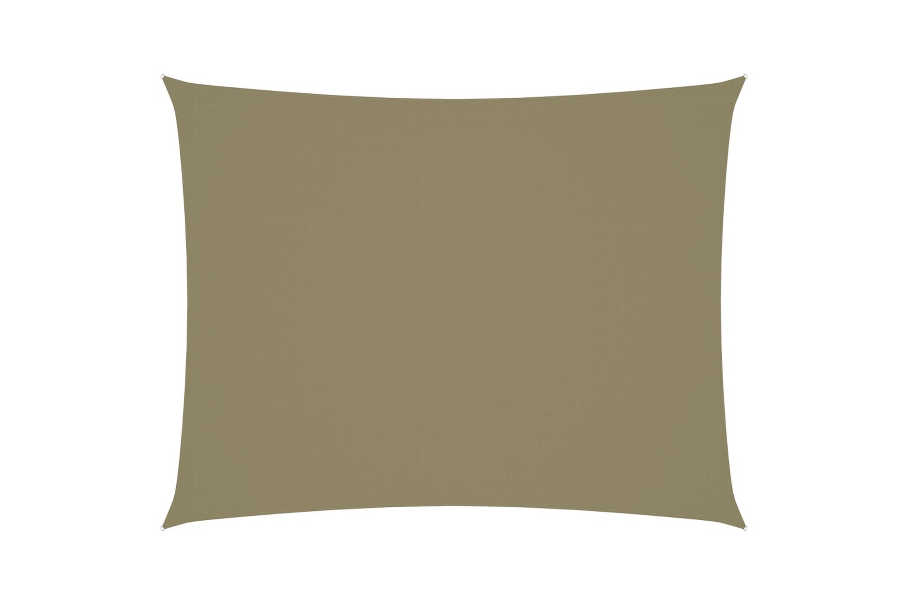 Solsegel oxfordtyg rektangulärt 3×4 m beige – Beige