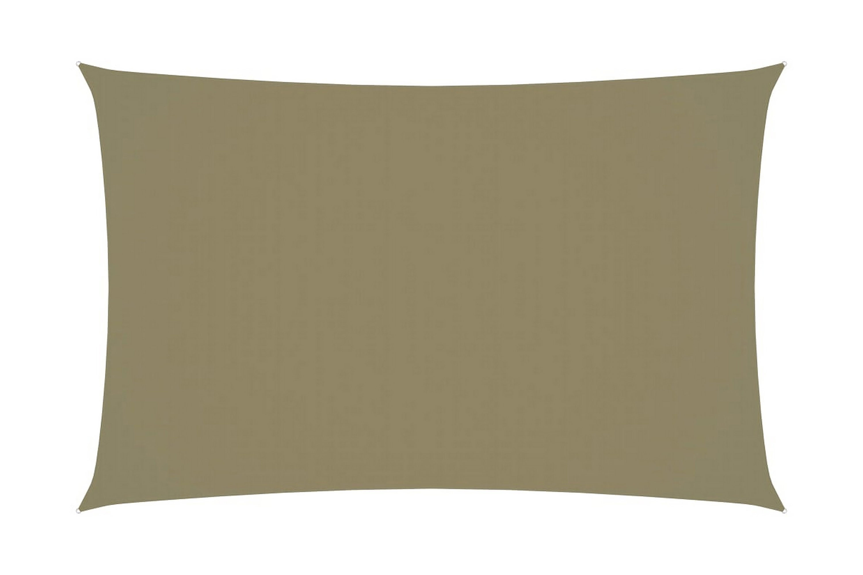 Solsegel oxfordtyg rektangulärt 4×7 m beige – Beige