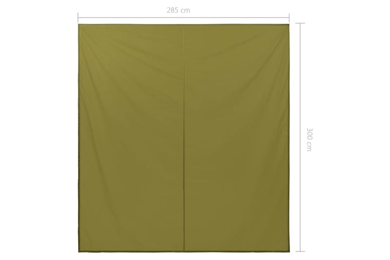 Tarp 3x2,85 m grön - Grön - Utemöbler - Solskydd - Solsegel