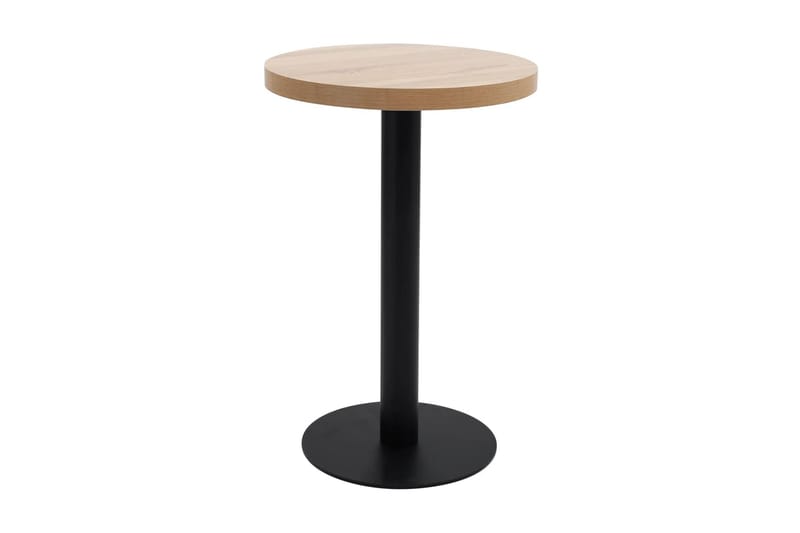 Bistrobord ljusbrun 50 cm MDF - Brun - Utemöbler - Trädgårdsbord & Utebord - Cafebord