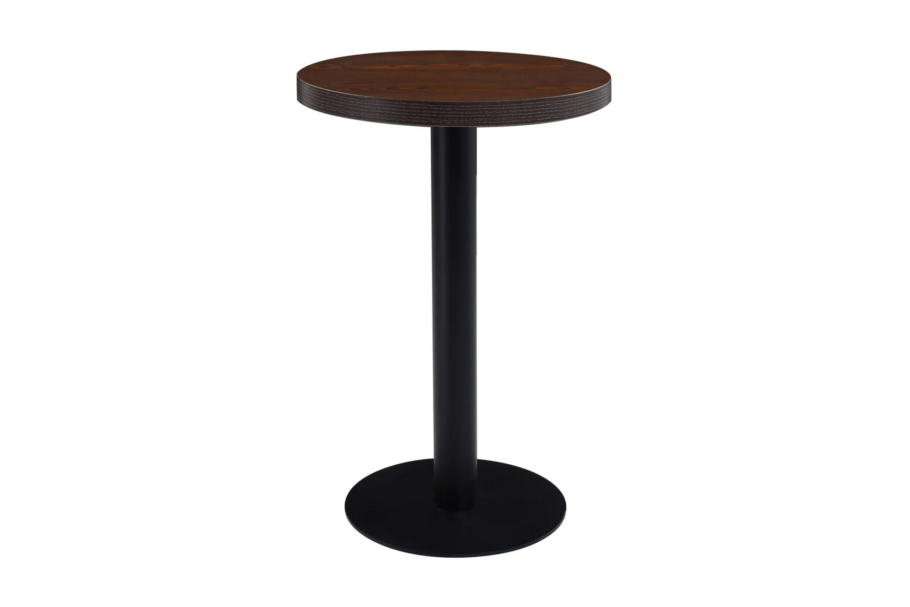 Be Basic Bistrobord mörkbrun 50 cm MDF – Brun