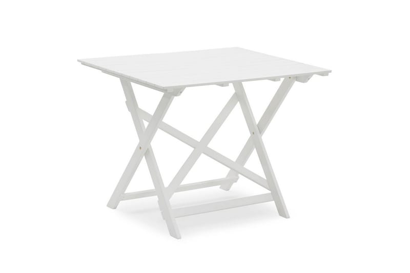 Cafébord Hillerstorp Åre Vit 95 x 72 cm - Utemöbler - Trädgårdsbord & Utebord - Cafebord