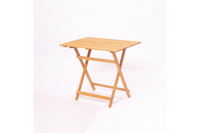 Emirhan Cafébord 80 cm Brun - Utemöbler - Trädgårdsbord & Utebord - Cafebord