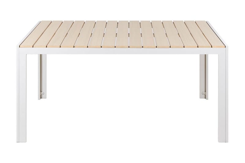 GROSSETO Matbord 150x90 cm Beige/Vit - Utemöbler - Trädgårdsbord & Utebord - Matbord ute