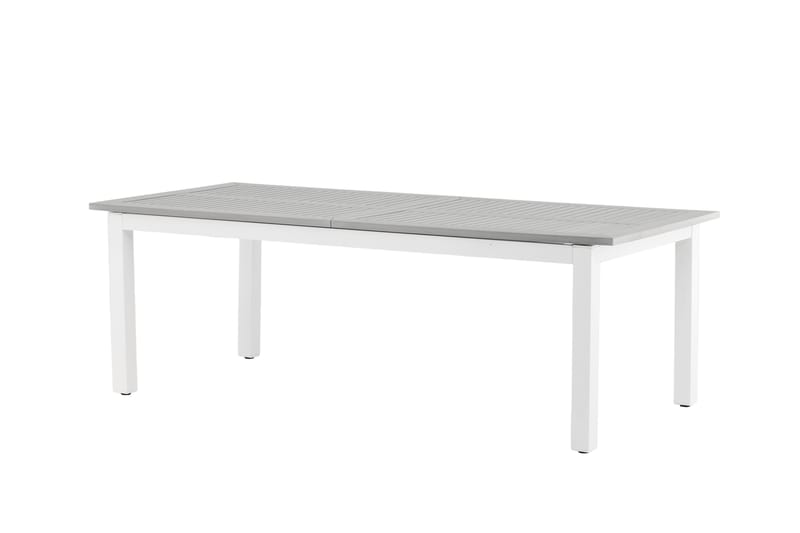 ALBANY Förlängningsbart Matbord 224-324 cm Grå/Vit - Venture Home - Utemöbler - Trädgårdsbord & Utebord - Matbord ute