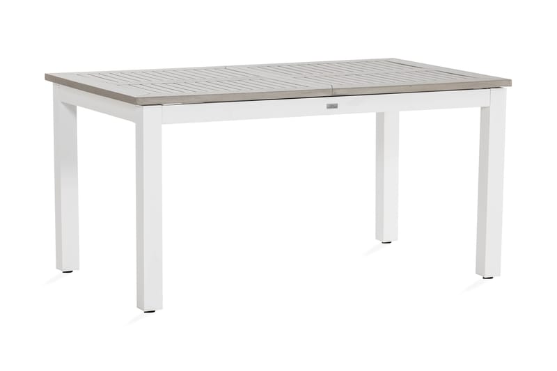 MONACO Förlängningsbart Matbord Utomhus 152-210x90 Vit - Utemöbler - Trädgårdsbord & Utebord - Matbord ute