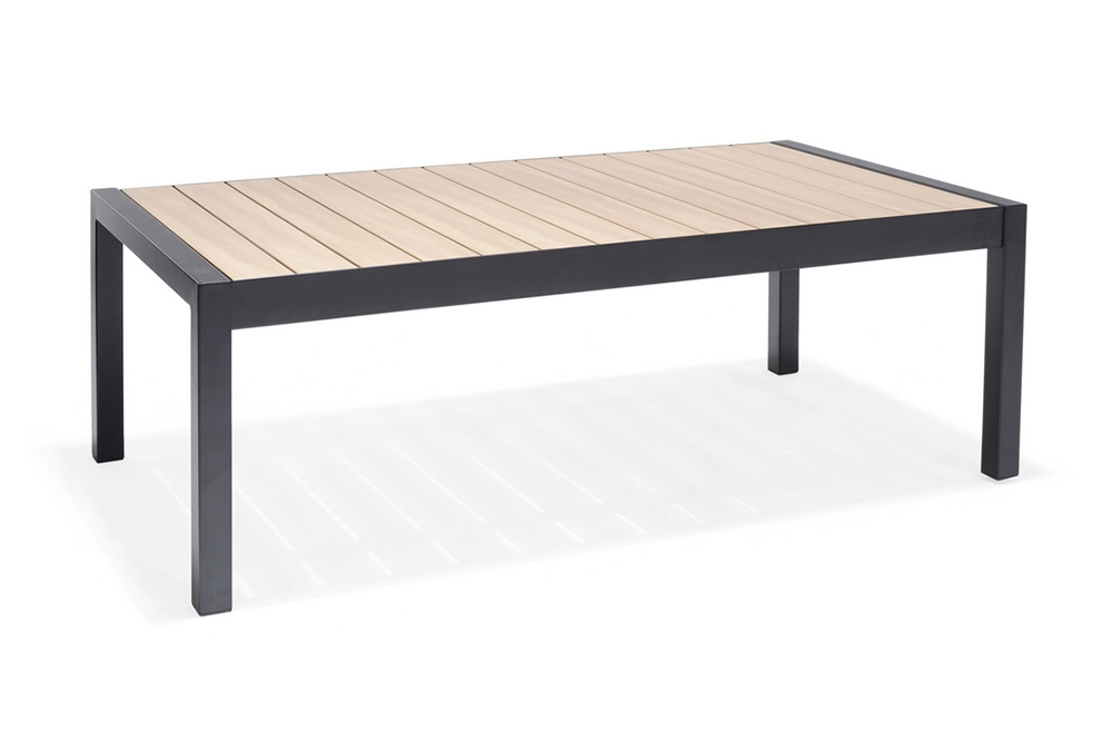 Lifestyle Garden PANAMA Matbord 156 cm Svart/Gul –