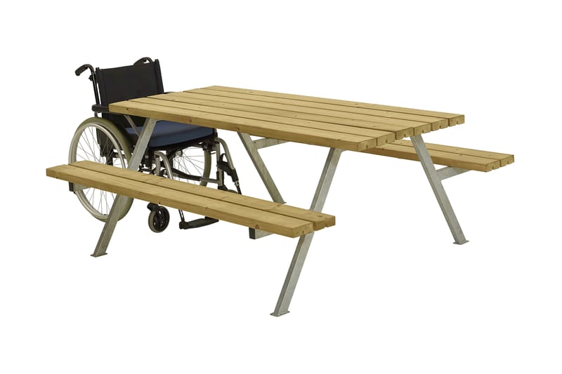 PLUS Alpha Bord/Bänkset 177 cm - Utemöbler - Trädgårdsbord & Utebord - Picknickbord