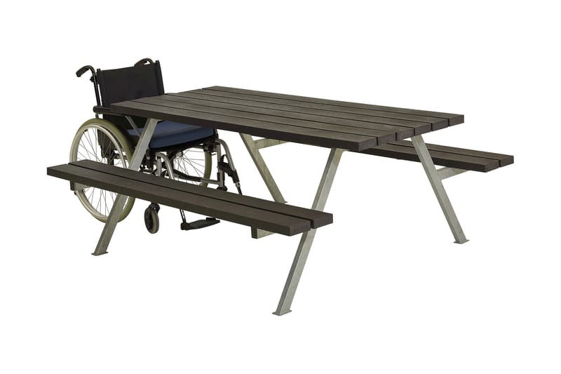 PLUS Alpha Bord/Bänkset 177 cm - Utemöbler - Trädgårdsbord & Utebord - Picknickbord