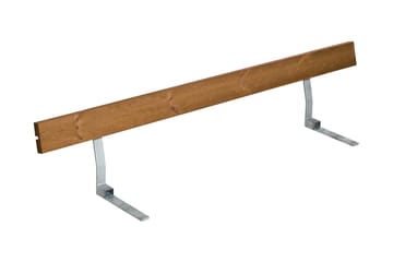 PLUS Ryggstöd till Utebord/Bänk Utomhusset 177 cm Grundmålad Teak