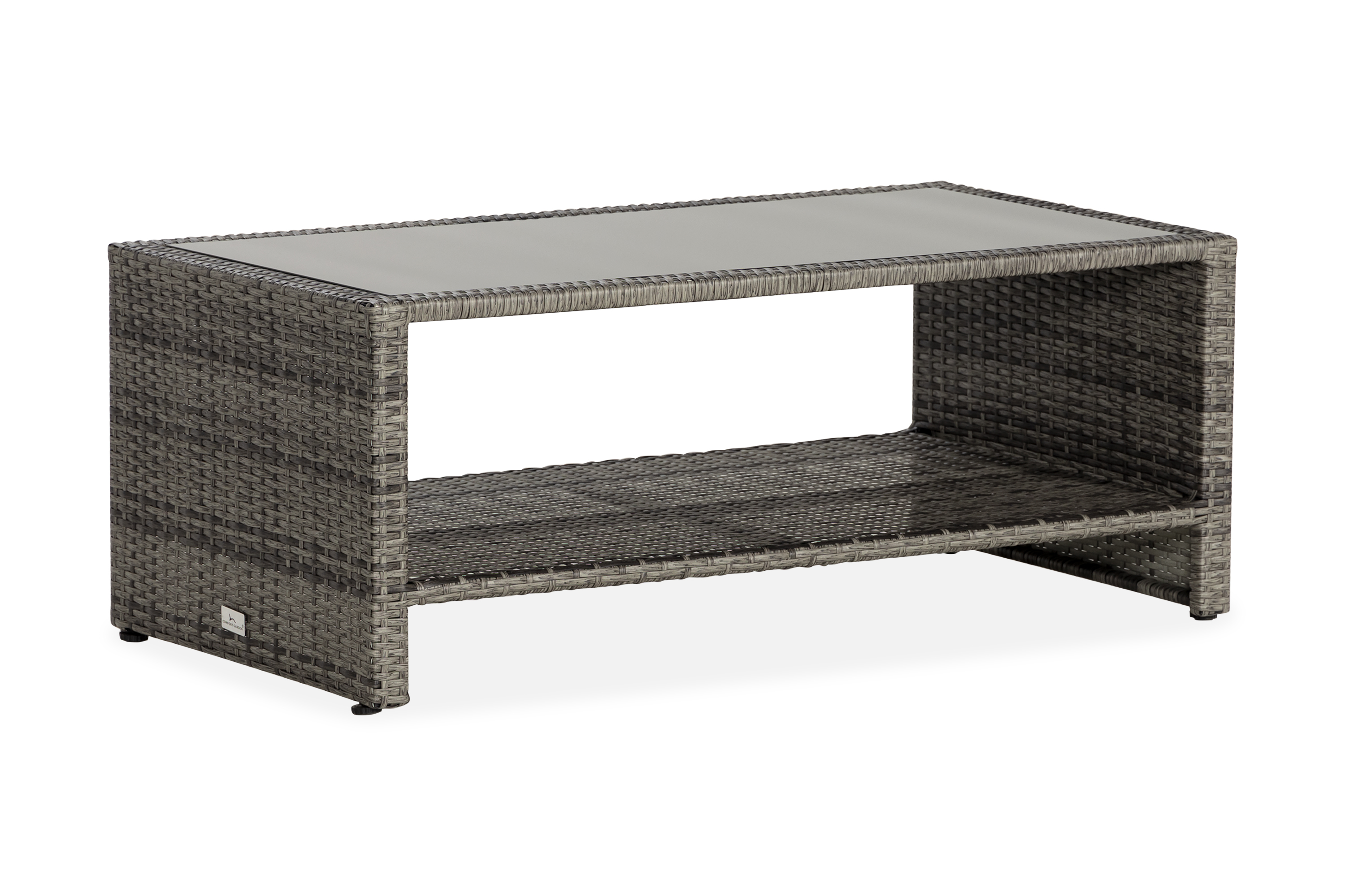 Comfort Garden BAHAMAS Bord med Hylla 113×58 Grå –