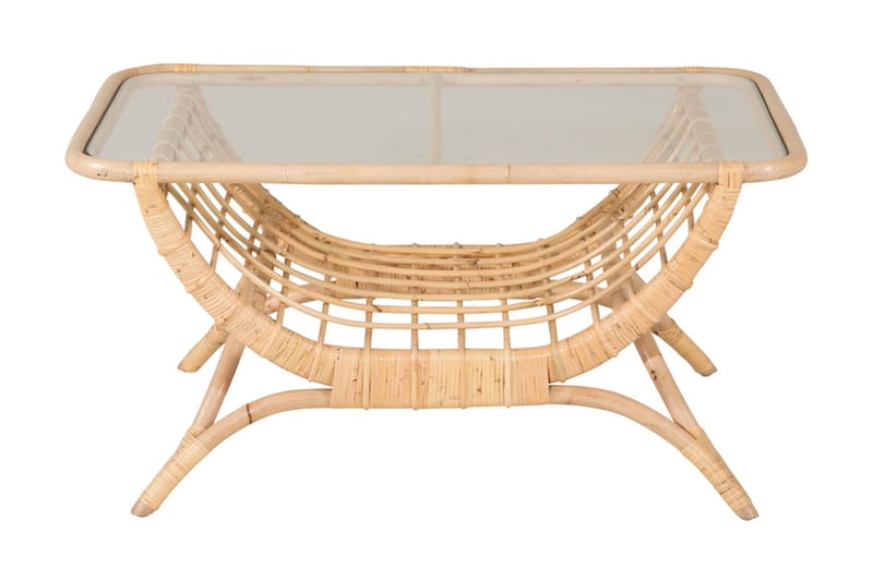 Moana Caffébord 95 cm - Trä/natur - Utemöbler - Trädgårdsbord & Utebord - Soffbord utomhus & loungebord