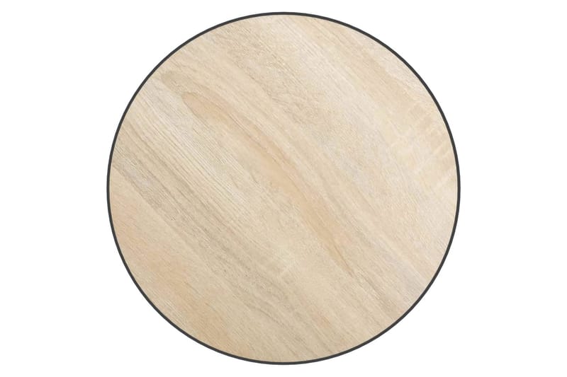 Tebord sonoma-ek Ã˜35 cm MDF - Brun - Utemöbler - Trädgårdsbord & Utebord - Cafebord