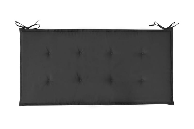 Dyna för trädgårdsbänk svart 120x50x3 cm - Svart - Utemöbler - Utesoffor & bänkar - Trädgårdsbänkar