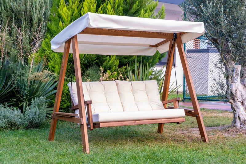 TAUHARA Komplett Hammock 203 cm Beige - Utemöbler - Utesoffor & bänkar - Hammock