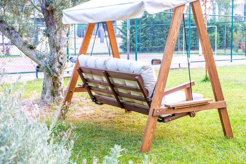 TAUHARA Komplett Hammock 203 cm Beige - Utemöbler - Utesoffor & bänkar - Hammock