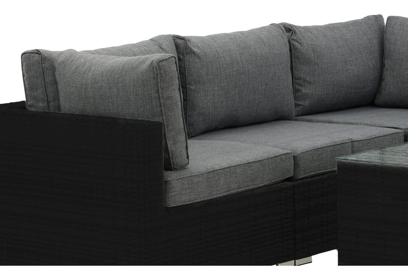 Amazon Loungesoffa Utomhus - Svart - Utemöbler - Utesoffor & bänkar - Loungesoffa