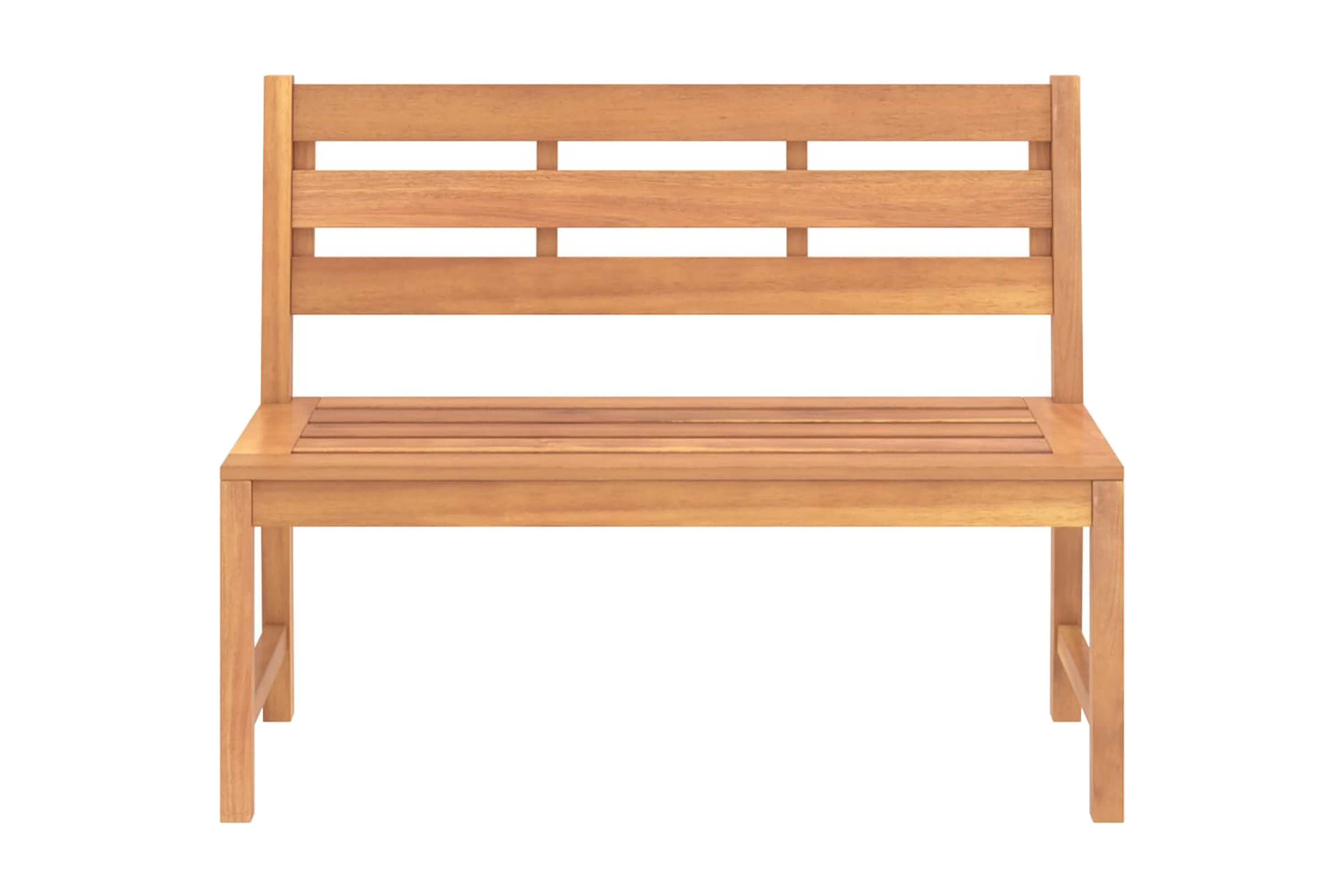 Be Basic Trädgårdsbänk 114 cm massiv teak – Brun