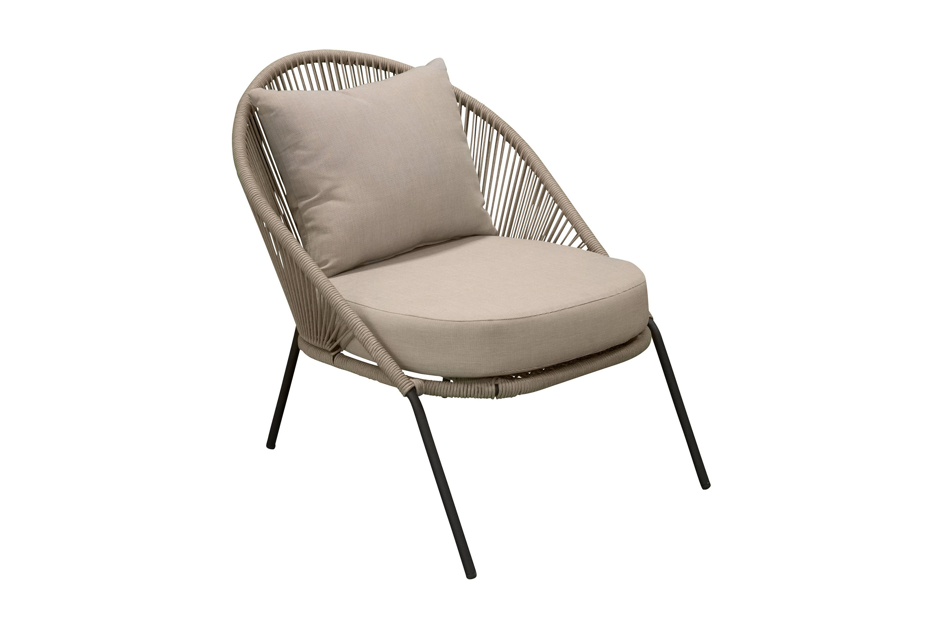 LINDOS Loungefåtölj Beige – Venture Home