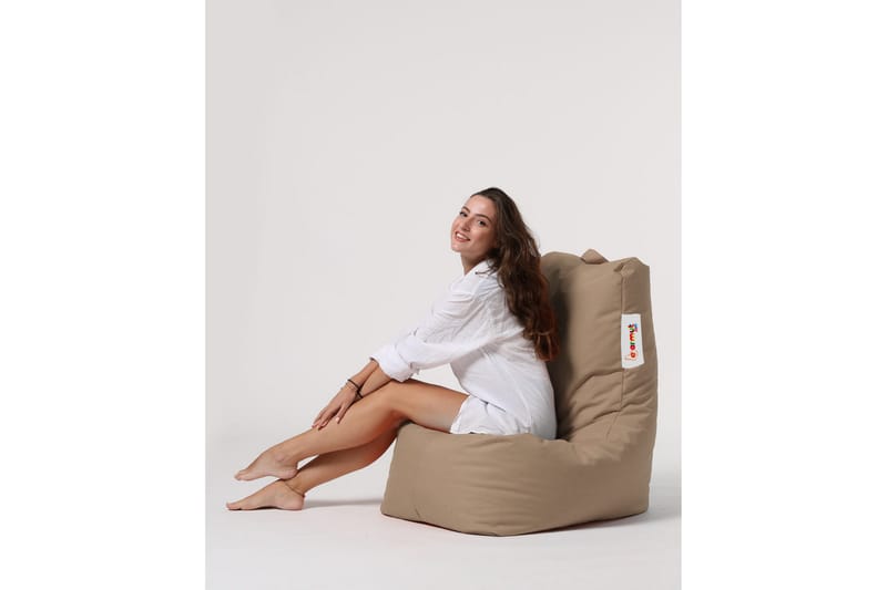 DIMANTS Sittsäck Utomhus 60 cm Beige - Utemöbler - Utestolar & fåtöljer - Sittsäckar