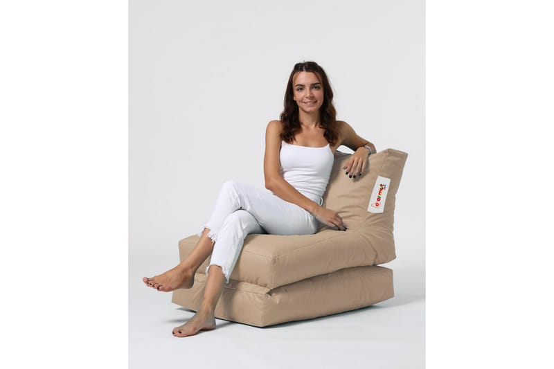 Featherston Sittsäck Utomhus 55 cm Beige - Utemöbler - Utestolar & fåtöljer - Sittsäckar