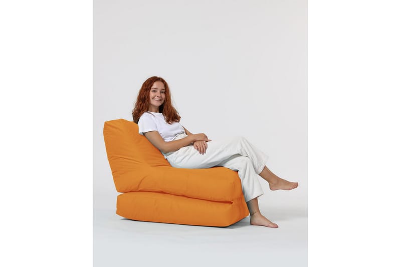 Featherston Sittsäck Utomhus 55 cm Orange - Utemöbler - Utestolar & fåtöljer - Sittsäckar