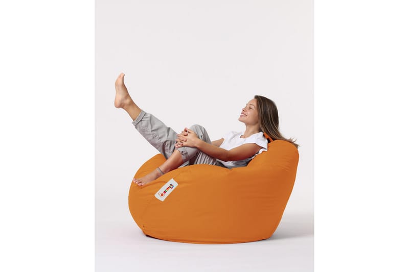 Hunny Sittsäck Utomhus 115 cm Orange - Utemöbler - Utestolar & fåtöljer - Sittsäckar