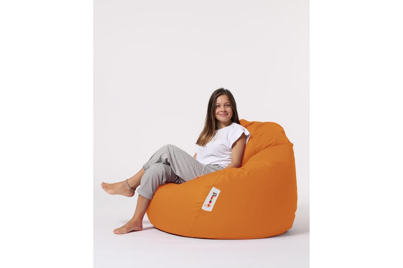 Hunny Sittsäck Utomhus 115 cm Orange - Utemöbler - Utestolar & fåtöljer - Sittsäckar