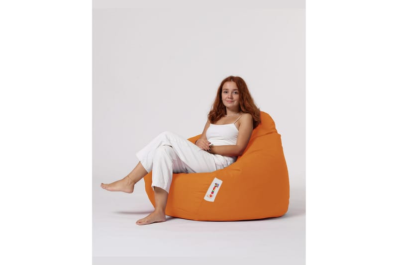 Hunny Sittsäck Utomhus 115 cm Orange - Utemöbler - Utestolar & fåtöljer - Sittsäckar