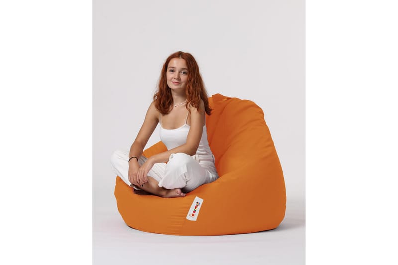 Hunny Sittsäck Utomhus 115 cm Orange - Utemöbler - Utestolar & fåtöljer - Sittsäckar