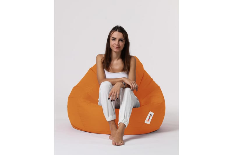 Hunny Sittsäck Utomhus 115 cm Orange - Utemöbler - Utestolar & fåtöljer - Sittsäckar