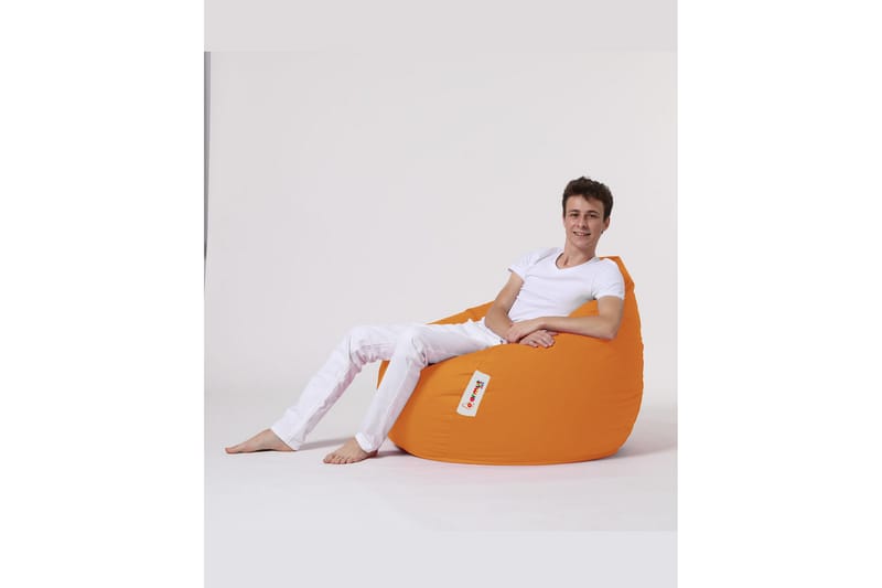 Hunny Sittsäck Utomhus 115 cm Orange - Utemöbler - Utestolar & fåtöljer - Sittsäckar